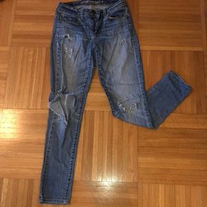 American eagle ripped jeans